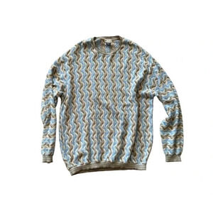 Norm Thompson Escape From The Ordinary‎ Women Chunky Knit Coogi Sweater Size XXL